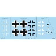   Eduard Accessory Bf 109G-10 Erla national insignia for Eduard Accessory 1:48 (D48042)