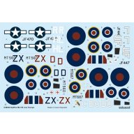   Eduard Accessory Spitfire Mk.VIII over Europe for Eduard Accessory 1:48 (D48048)