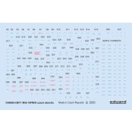   Eduard Accessory MiG-19 stencils Czech for Eduard Accessory 1:48 (D48065)