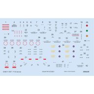   Eduard Accessory P-38 stencils 1/48 for TAMIYA/ACADEMY/HASEGAWA 1:48 (D48071)