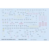   Eduard Accessory MiG-23MF/ML stencils 1/48 for TRUMPETER 1:48 (D48081)