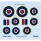 Eduard Accessory Tempest Mk.II roundels 1/48 for EDUARD/SPECIAL HOBBY 1:48 (D48087)