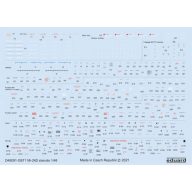 Eduard Accessory Mi-24D stencils for ZVEZDA 1:48 (D48091)