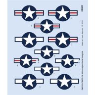   Eduard Accessory F-6 Mustang national insignia for EDUARD 1:48 (D48102)