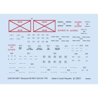   Eduard Accessory Mosquito FB Mk.II stencils 1/48 for TAMIYA 1:48 (D48109)