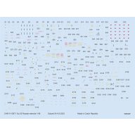   Eduard Accessory Su-25 Russian stencils 1/48 ZVEZDA 1:48 (D48111)