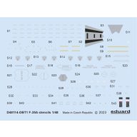 Eduard Accessory F-35A stencils (D48114)