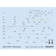 Eduard Accessory F-35B stencils 1:48 (D48116)