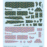   Eduard Accessory Fokker D.VII 4color lozenge for Eduard Accessory 1:72 (D72024)