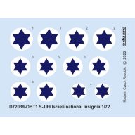   Eduard Accessory S-199 Israeli national insignia 1/72 1:72 (D72039)