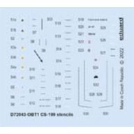 Eduard Accessory CS-199 stencils 1/72 1:72 (D72043)