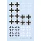 Eduard Accessory Bf 109G Balkenkreuze 1:72 (D72049)