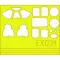 Eduard Accessory P-51B Mustang 1:48 (EX034)