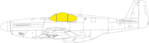 Eduard P-51B/C Malcolm Hood canopy Tface EDUARD 1:48 (EX1037)