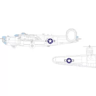   Eduard Accessory B-24J US national insignia HOBBY BOSS 1:48 (EX1043)