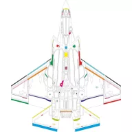Eduard Accessory F-35C RAM panels TAMIYA 1:48 (EX1098)