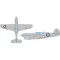 Eduard Accessory P-40E US national insignia circular EDUARD 1:48 (EX1120)