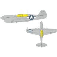   Eduard Accessory P-40N US national insignia EDUARD 1:48 (EX1134)