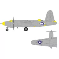   Eduard Accessory B-26F Marauder US national insignia ICM 1:48 (EX1138)