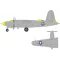 Eduard Accessory B-26F Marauder US national insignia ICM 1:48 (EX1138)