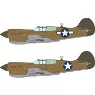   Eduard Accessory P-40K US national insignia for Eduard 1:48 (EX1172)