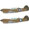 Eduard Accessory P-40K US national insignia for Eduard 1:48 (EX1172)