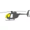 Eduard Accessory MH-6J Tface for ICM 1:48 (EX1174)