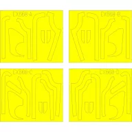   Eduard Accessory B-17G antiglare panels(BO & DL productio for Revell/Monogram 1:48 (EX568)