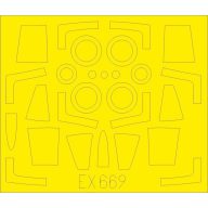 Eduard Accessory F-104J TFace for Kinetic 1:48 (EX669)
