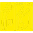 Eduard Accessory B-17G antiglare panels (DL & BO production) for HKM 1:48 (EX687)