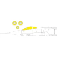 Eduard Accessory F-104S TFace for KINETIC 1:48 (EX830)
