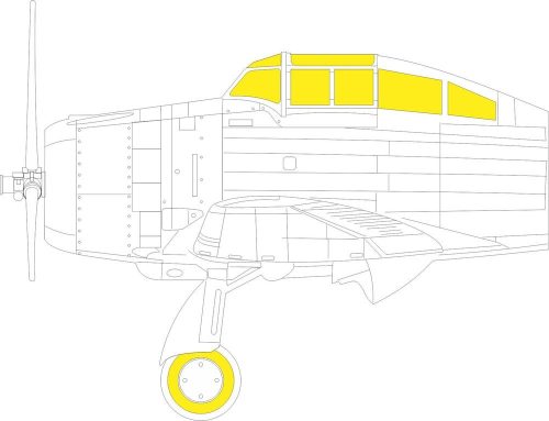 Eduard P-35 TFace for DORA WINGS 1:48 (EX832)