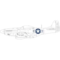   Eduard Accessory P-51D national insignia 1/48 EDUARD 1:48 (EX954)