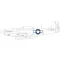 Eduard Accessory P-51D national insignia 1/48 EDUARD 1:48 (EX954)