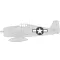 Eduard Accessory F6F-3 US national insignia (EX996)