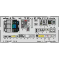 Eduard Accessory F-22A for Hasegawa 1:48 (FE1014)