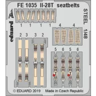   Eduard Accessory Il-28T seatbelts STEEL for Bobcat 1:48 (FE1035)