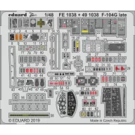 Eduard Accessory F-104G late for Kinetic 1:48 (FE1038)