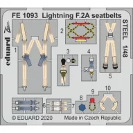   Eduard Accessory Lightning F.2A seatbelts STEEL for Airfix 1:48 (FE1093)