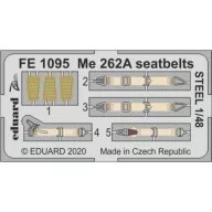   Eduard Accessory Me 262A seatbelts STEEL for Hobby Boss 1:48 (FE1095)