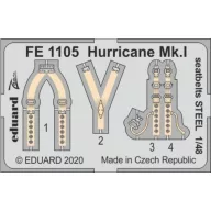  Eduard Accessory Hurricane Mk.I seatbelts STEEL for Airfix 1:48 (FE1105)