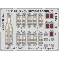   Eduard Accessory B-26C Invader seatbelts STEEL for ICM 1:48 (FE1114)