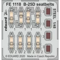  Eduard Accessory B-25D seatbelts STEEL for Revell 1:48 (FE1118)