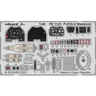   Eduard Accessory P-51D-5 Weekend for Eduard Accessory 1:48 (FE1141)