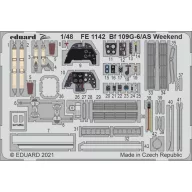   Eduard Accessory Bf 109G-6/AS Weekend for Eduard Accessory 1:48 (FE1142)
