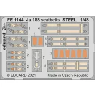   Eduard Accessory Ju 188 seatbelts STEEL 1/48 for REVELL 1:48 (FE1144)