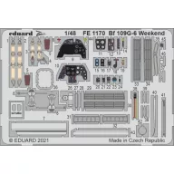   Eduard Accessory Bf 109G-6 Weekend 1/48 for EDUARD 1:48 (FE1170)