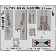   Eduard Accessory Su-33 seatbelts STEEL 1/48 for MINIBASE 1:48 (FE1186)