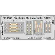   Eduard Accessory Blenheim Mk.I seatbelts STEEL 1/48 for AIRFIX 1:48 (FE1188)