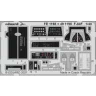 Eduard Accessory F-84F 1/48 for KINETIC 1:48 (FE1198)